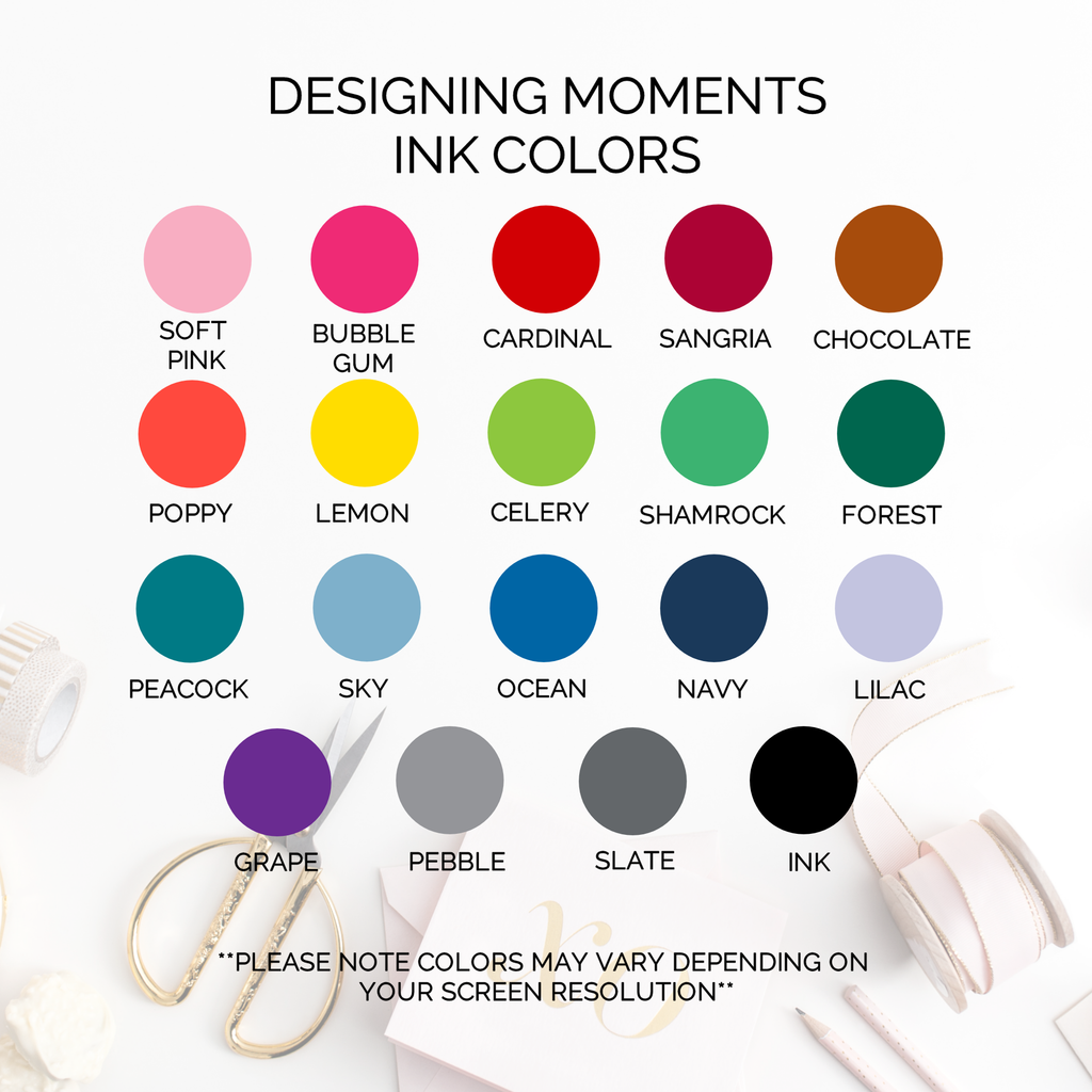 ink color options