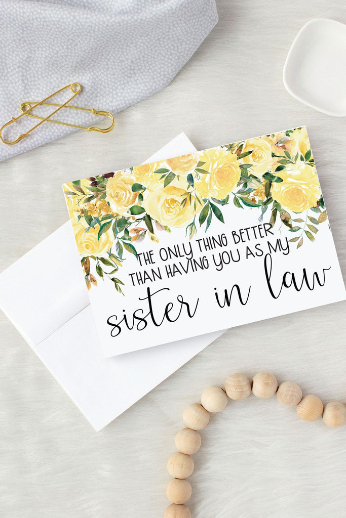 floral pregnancy reveal to sister in law