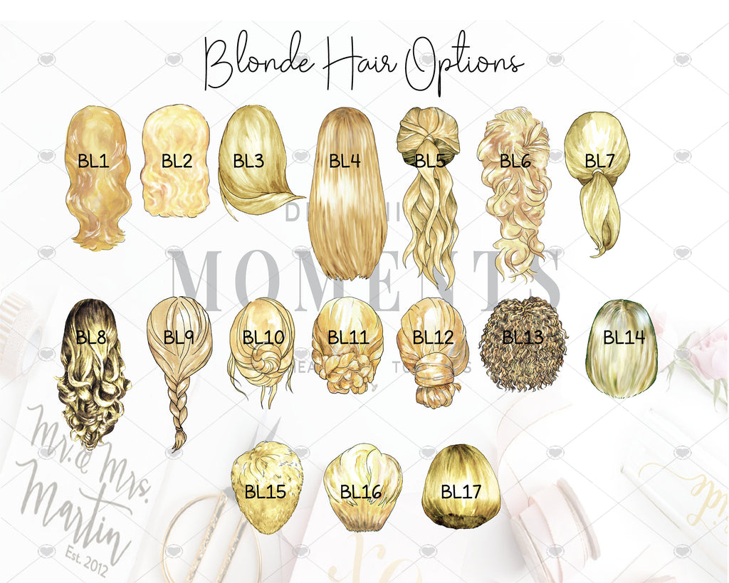 Custom portrait hairstyles premium