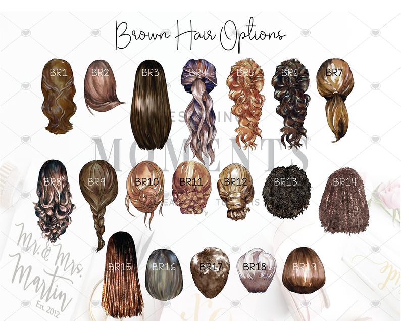 Personalized custom hairstyles girls matron of honor