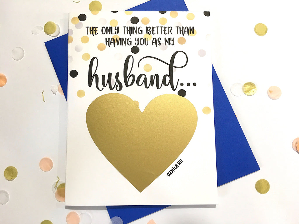 Daddy Pregnancy Reveal Scratch Off for Husband