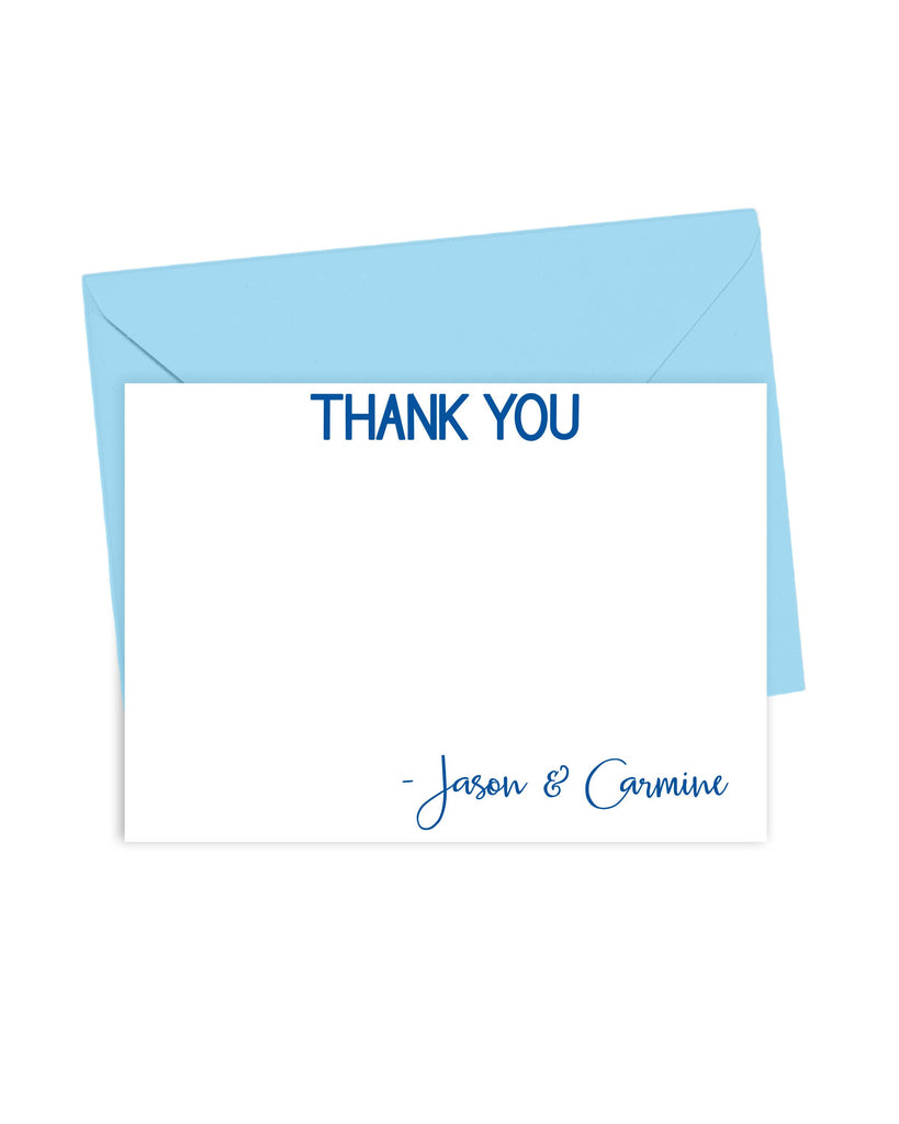 thank you stationery