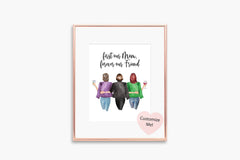 First our mom, forever our friend custom wall art mother's day gift
