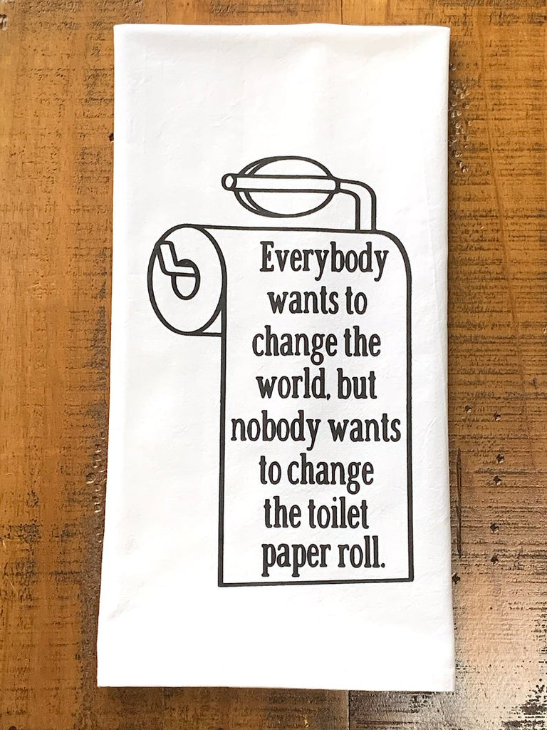 Funny bathroom decor hand towel