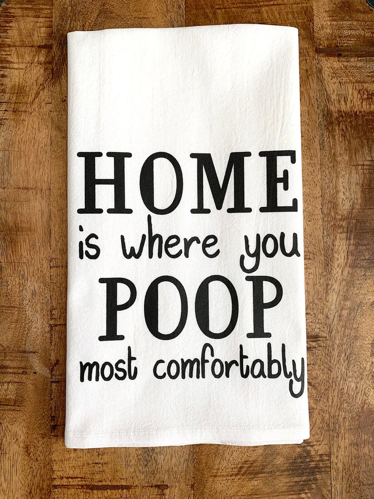 Funny bathroom decor gift cotton hand towel
