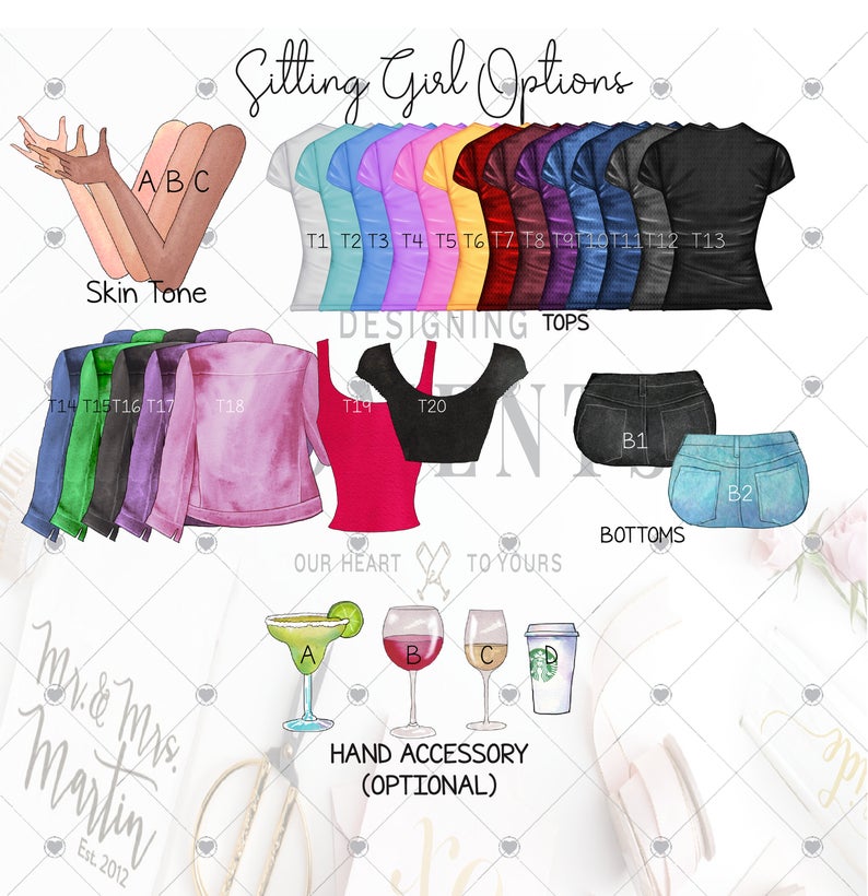 sitting girl options
