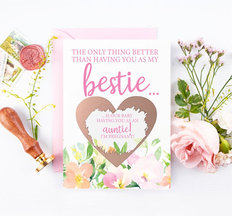 Bestie pregnancy announcement