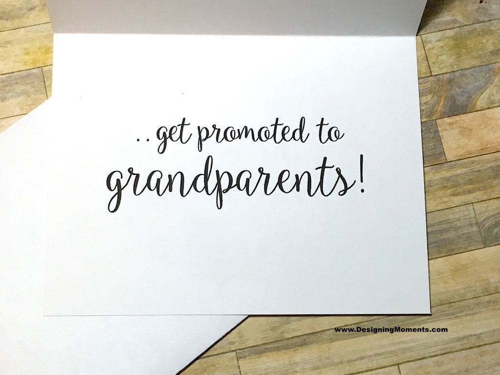 Succulents Best Parents Get Promoted to Grandparents Card