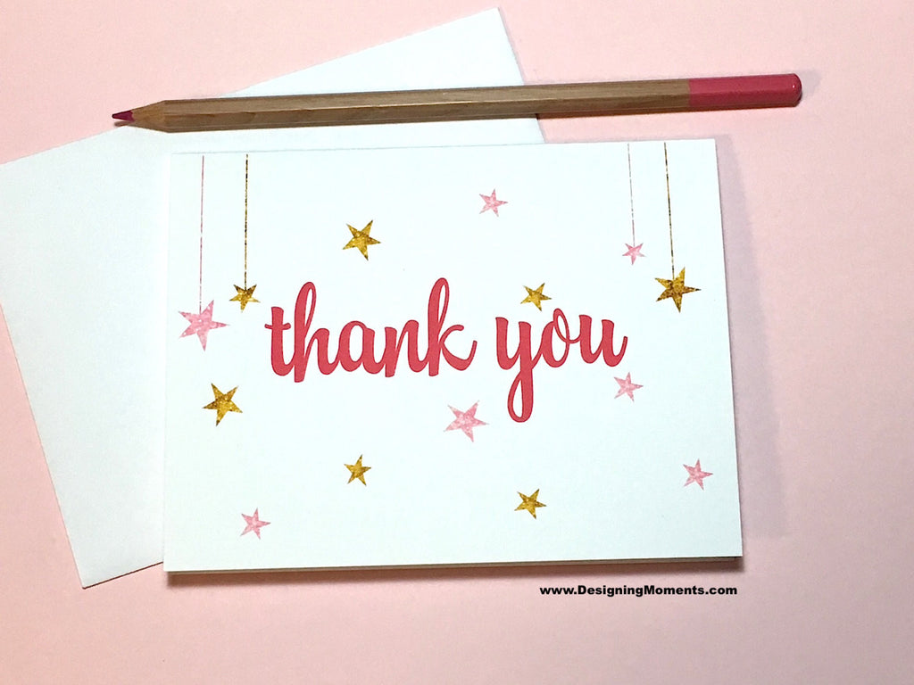Twinkle Twinkle Little Star Thank You Cards