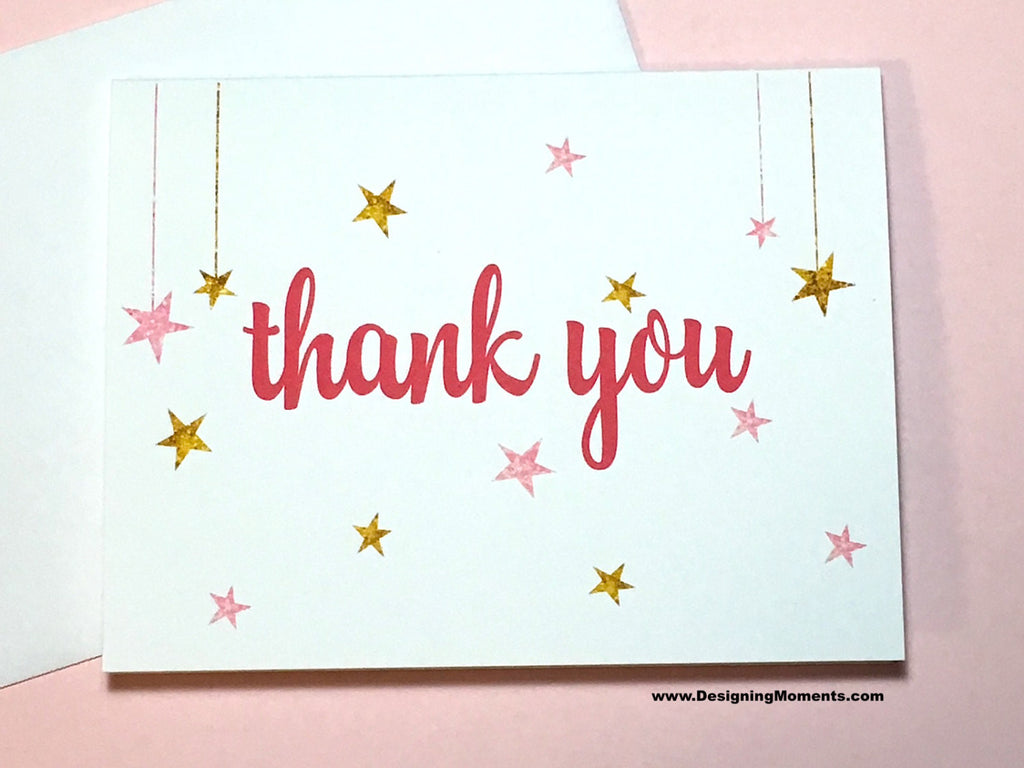 Twinkle Twinkle Little Star Thank You Cards