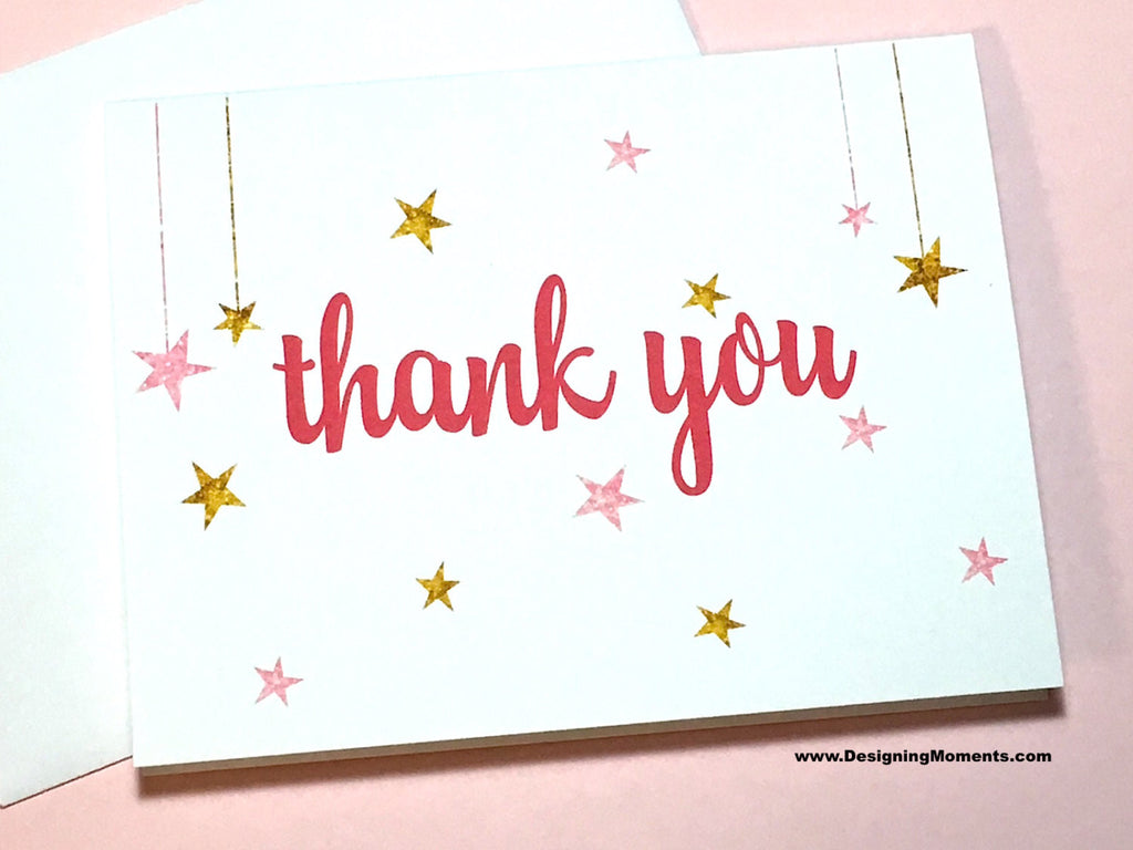 Twinkle Twinkle Little Star Thank You Cards