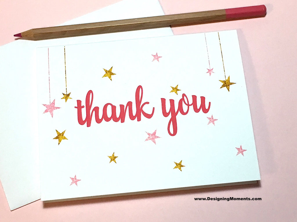 Twinkle Twinkle Little Star Thank You Cards