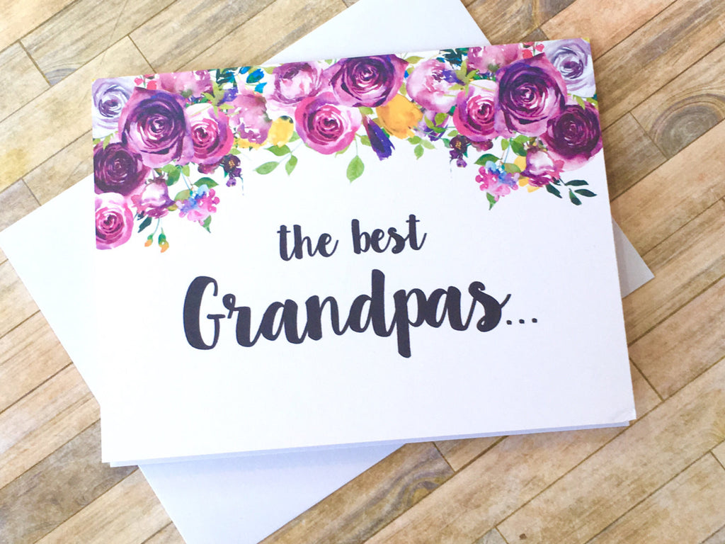 Grandpa Pregnancy Reveal Violets