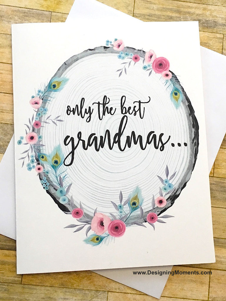 Only the Best Grandmas Get Promoted to Great Grandma Card