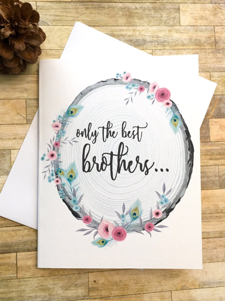 Brother Baby Announcement Card