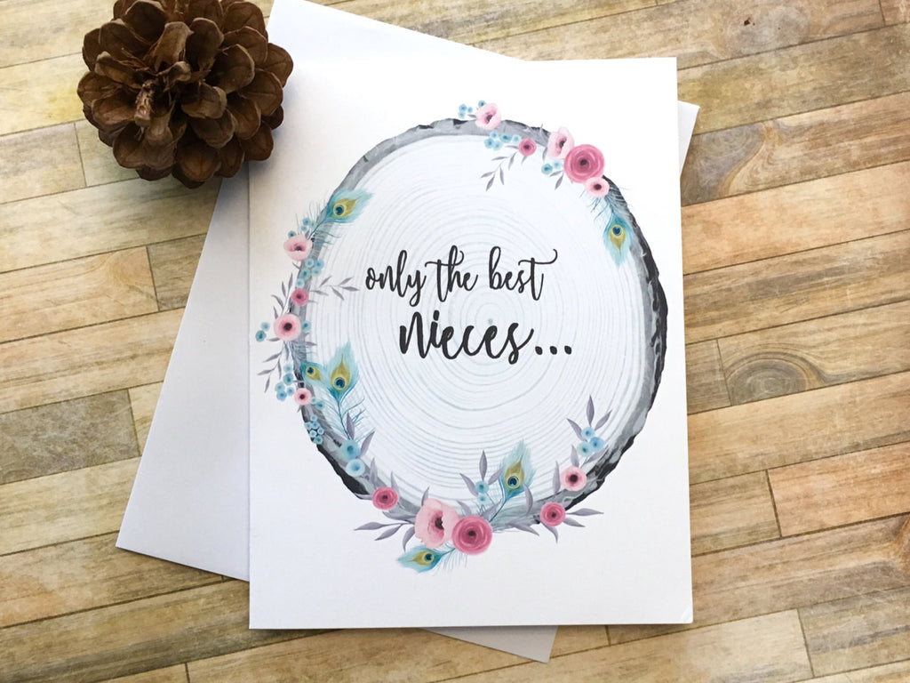 Baby Announcement for Niece New Cousin Card
