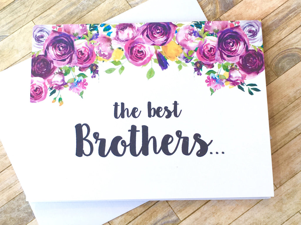 Baby Reveal for Brother New Uncle Violets