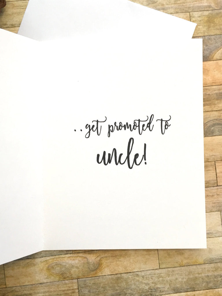 Brother Baby Announcement Card