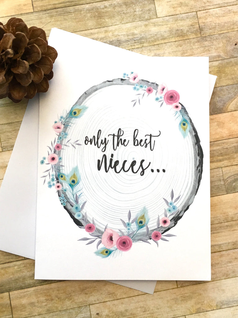 Baby Announcement for Niece New Cousin Card