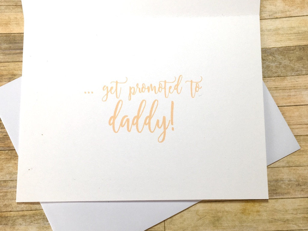 The Best Husbands Get Promoted to Daddy Card Spring Florals