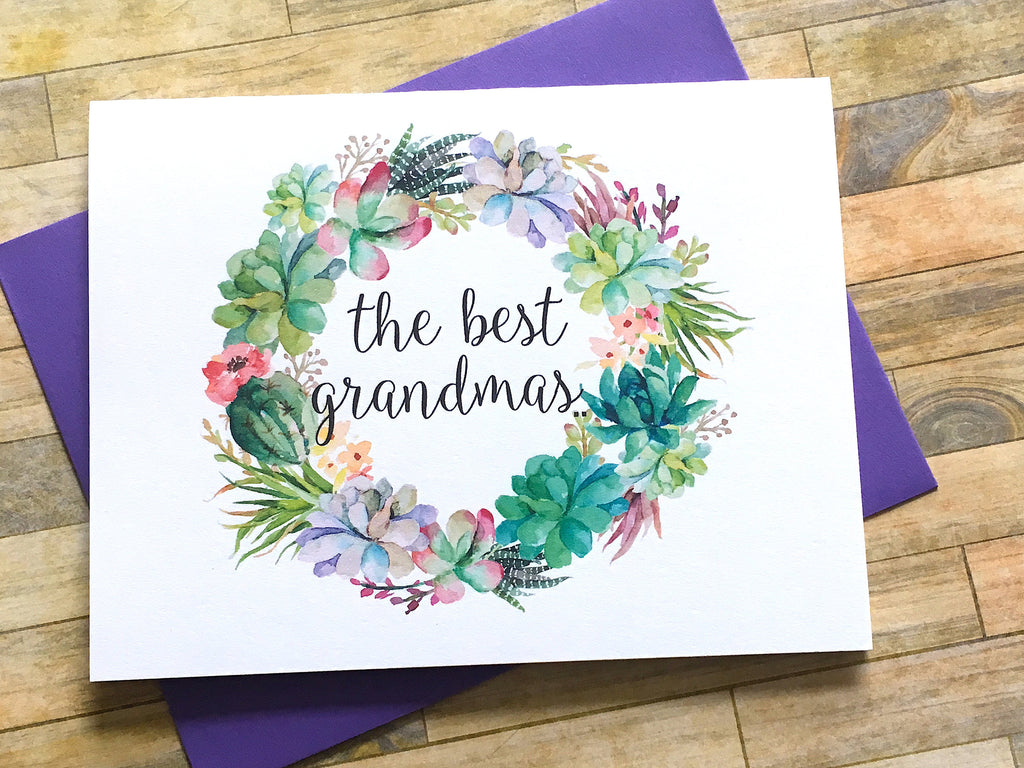 Succulent The Best Grandmas Get Promoted to Great Grandma