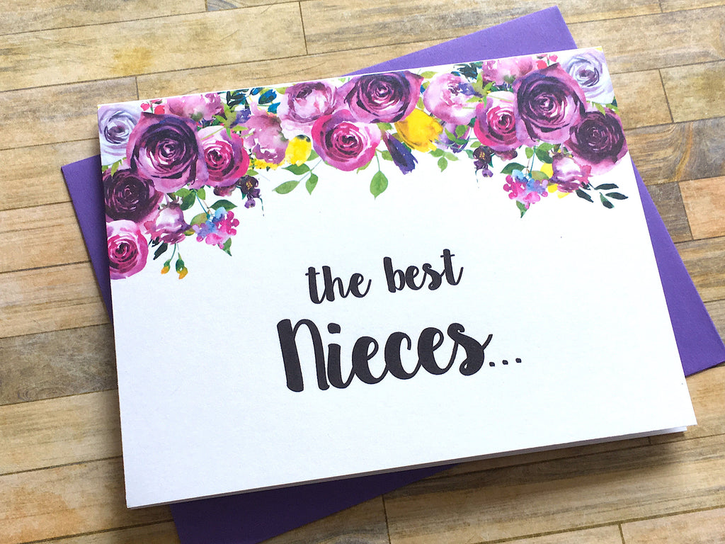 Nieces Get Promoted to Cousins Baby Announcement Violets