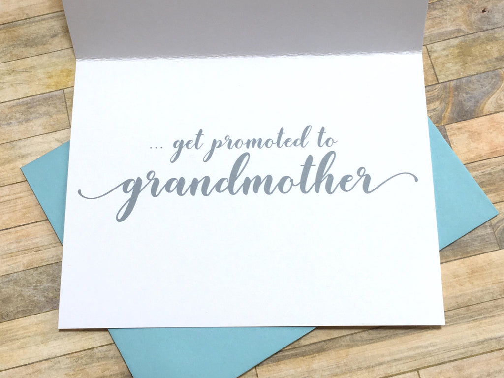 Mothers Pregnancy Announcement Pink and Grey