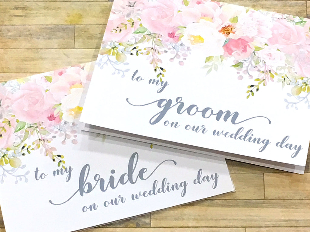 To My Groom / Bride on Our Wedding Day Card
