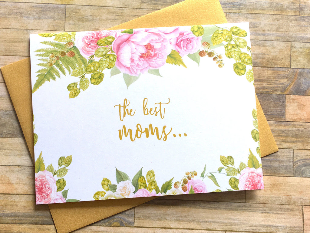 Gold and Pink The Best Moms Get Promoted to Grandma