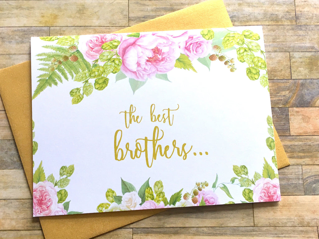 New Uncle Baby Announcement Gold and Pink