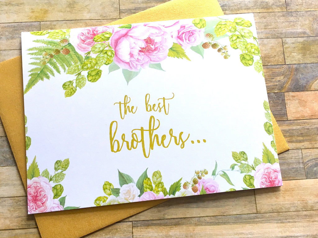 New Uncle Baby Announcement Gold and Pink