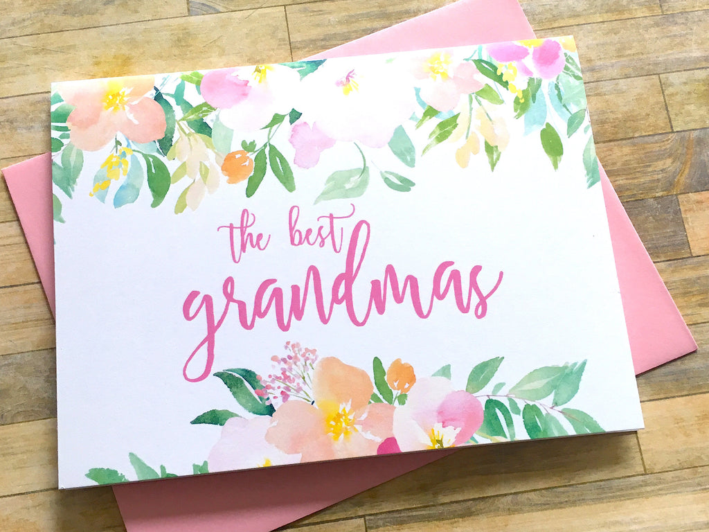 Grandma Baby Reveal Spring Florals