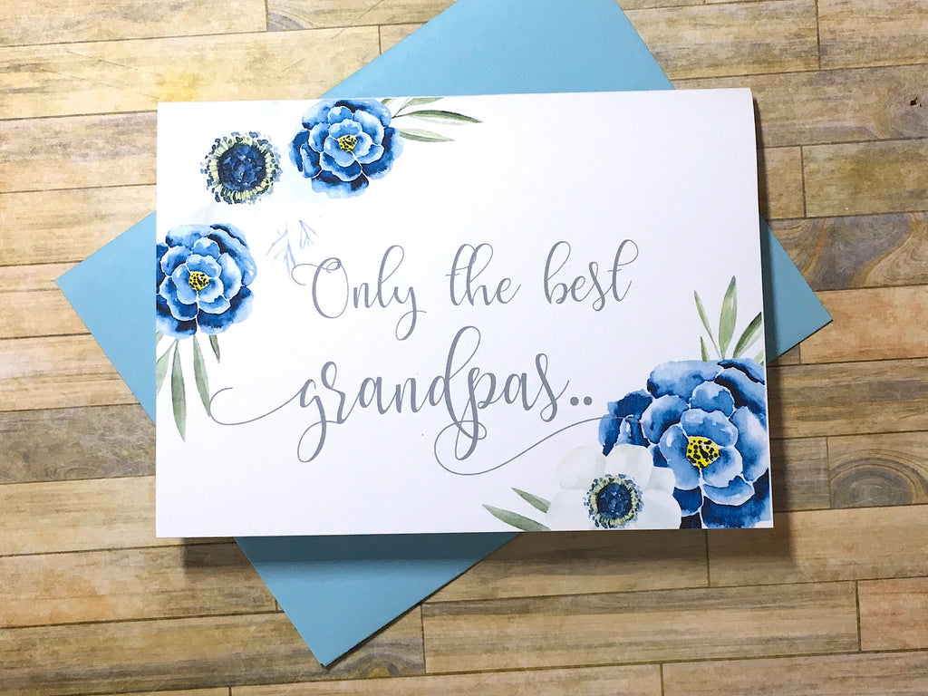 Navy Grandpas Get Promoted to Great Grandpa Pregnancy Reveal Card