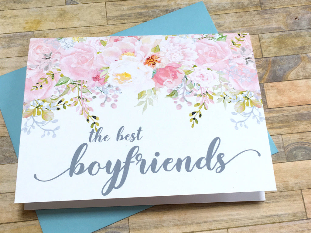 The Best Boyfriends Get Promoted to Daddy Card Pink and Grey
