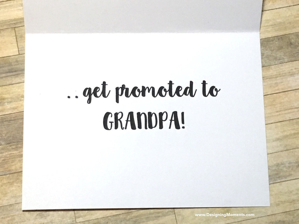 Pregnancy Announcement to Dad Violets
