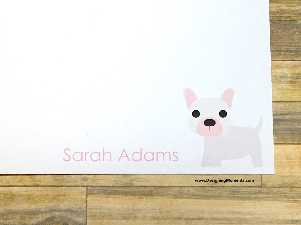 French Bulldog Personalized Stationery