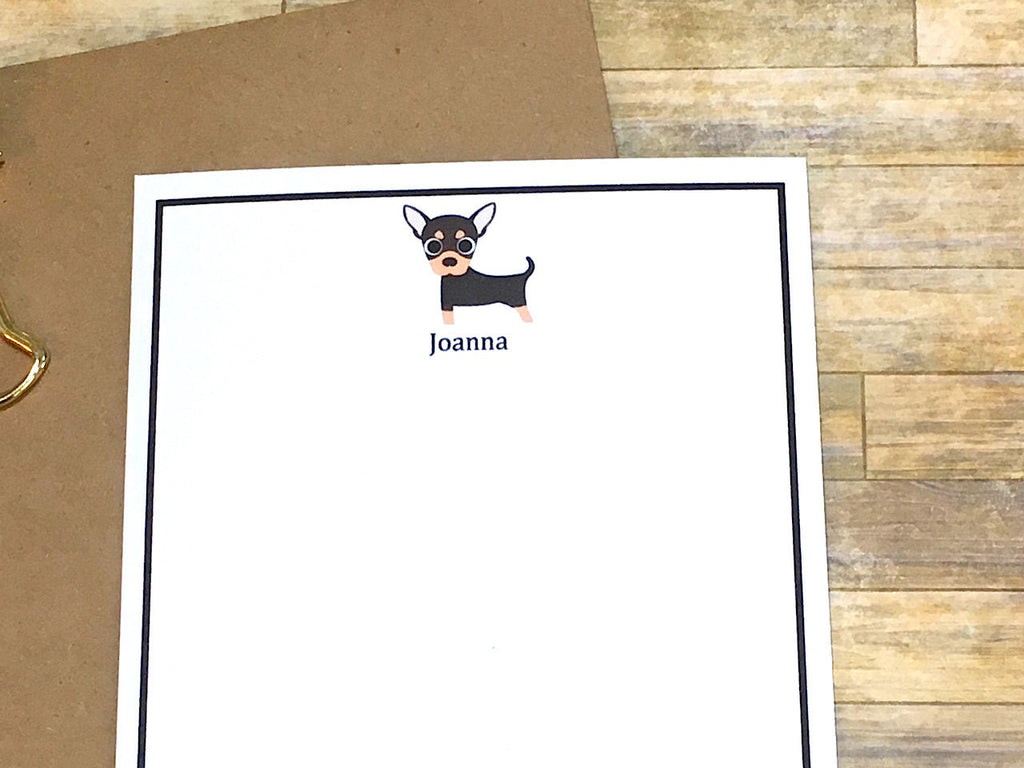 Chihuahua Dog Personalized Note Cards