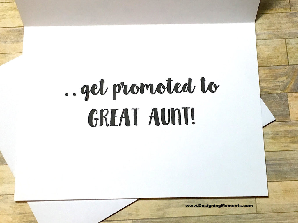 The Best Aunts Get Promoted to Great Aunt