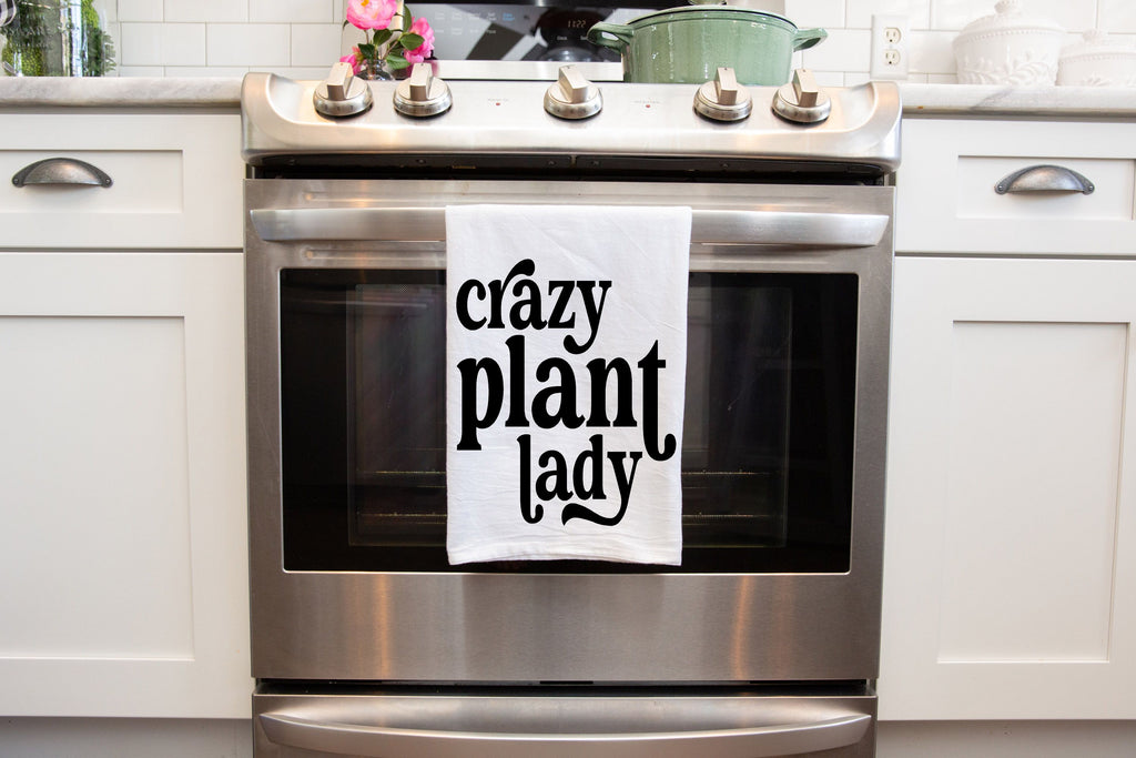 Crazy Plant Lady Kitchen Towel
