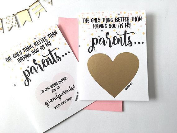 New Baby Reveal Scratch Off for Parents