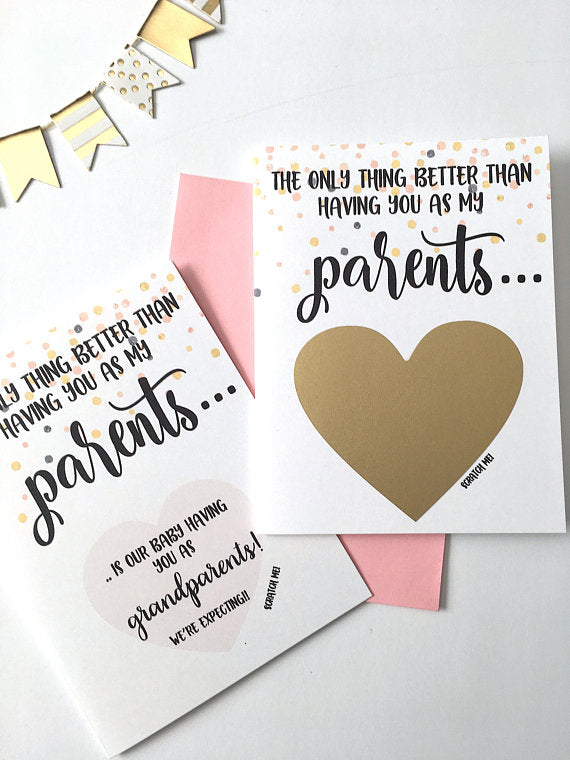New Baby Reveal Scratch Off for Parents