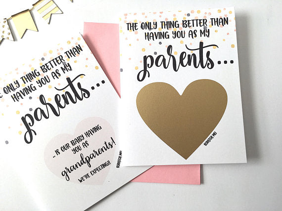 New Baby Reveal Scratch Off for Parents
