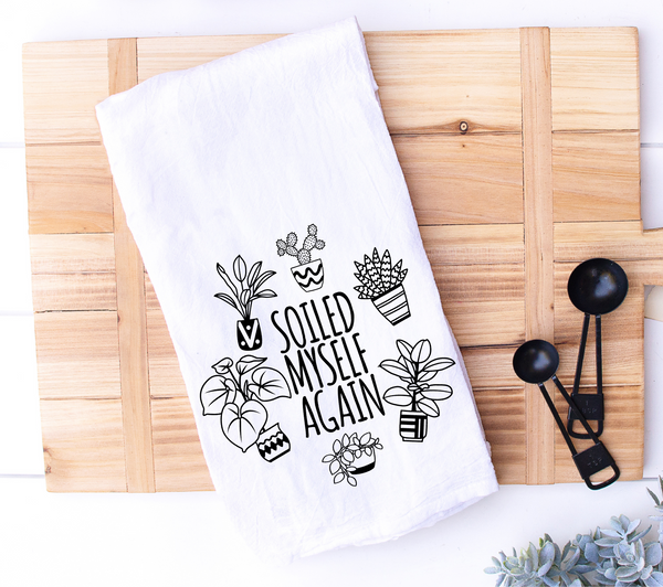 I Wet My Plants Funny Kitchen Towel, Flour Sack Tea Towel, Farm Kitchen  Towel, Tea Towel, Kitchen Tea Towel - Made in the USA