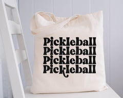 Pickleball Lovers Canvas Market Tote Bag