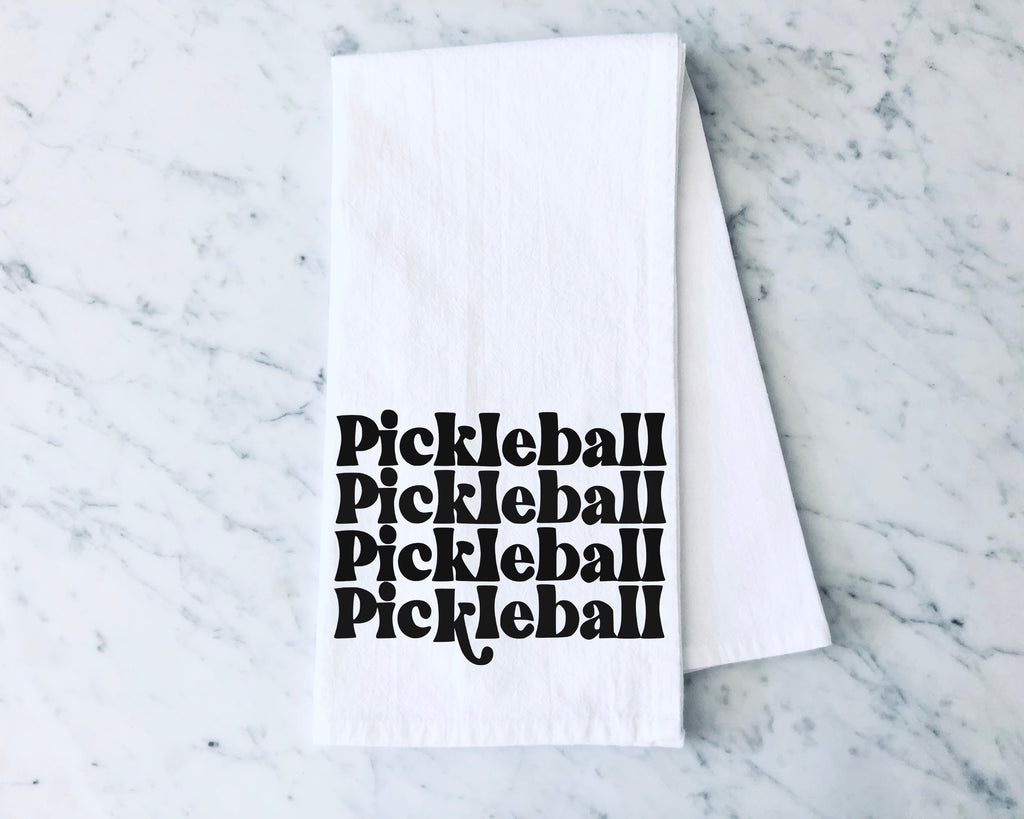 Funny Pickleball Kitchen Towel, Pickleball Puns, PICKLEBALL PICKLEBALL PICKLEBALL PICKLEBALL!