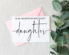 Copy of Modern Will You Be My Matron of Honor Proposal for Daughter