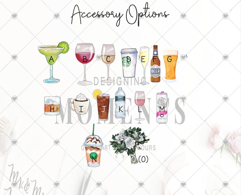 accessory options drinks custom