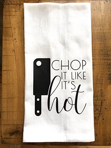 Chop It Like It's Hot Tea Towel