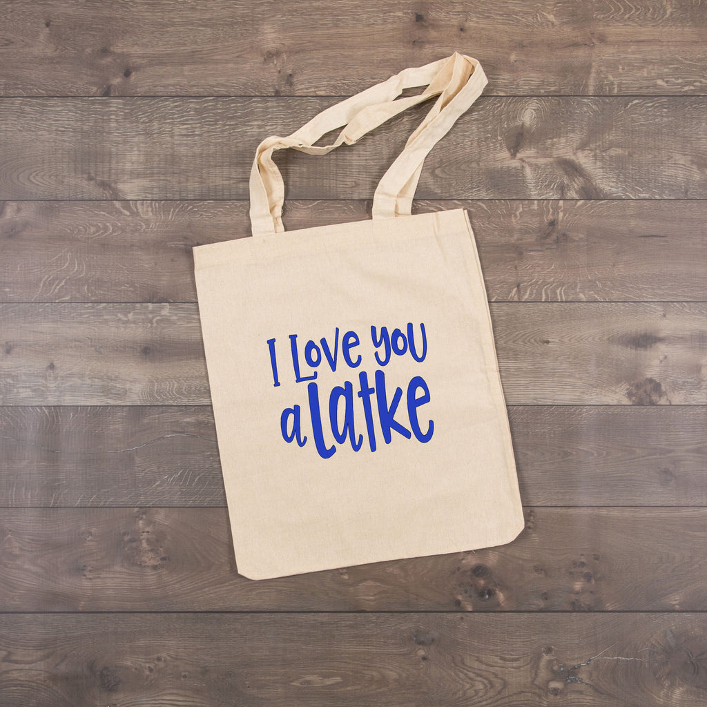 I Love You A Latke Tote Bag