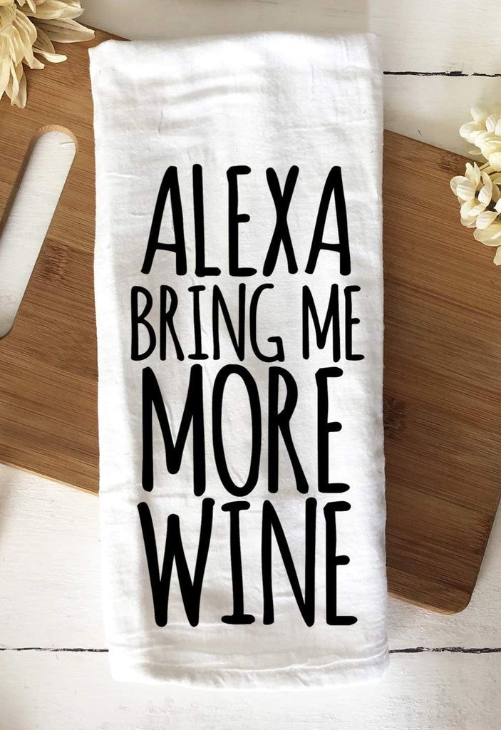 100% cotton custom gifts and decor for wine lovers